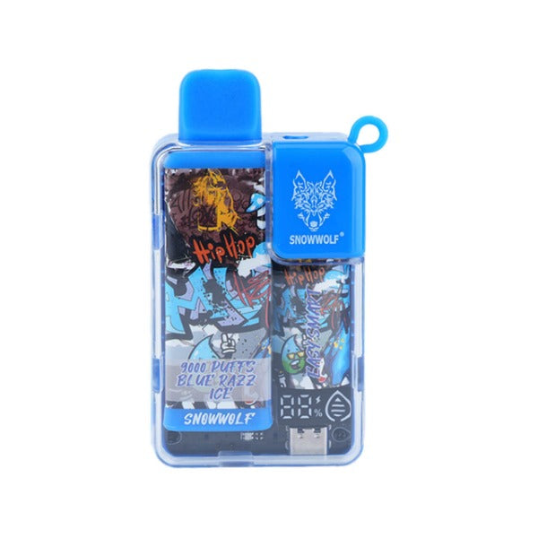 SnowWolf EA9000 Disposable Vape 12mL Best Flavor Blue Razz Ice