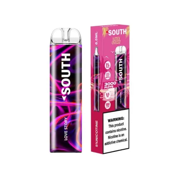 Best Deal South by North 3000 Puffs Disposable Vape 6.5mL Love Story
