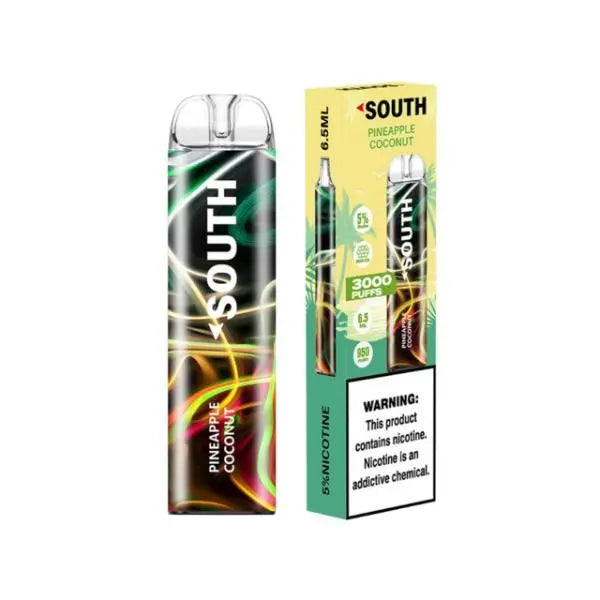 Best Deal South by North 3000 Puffs Disposable Vape 6.5mL Pineapple Coconut