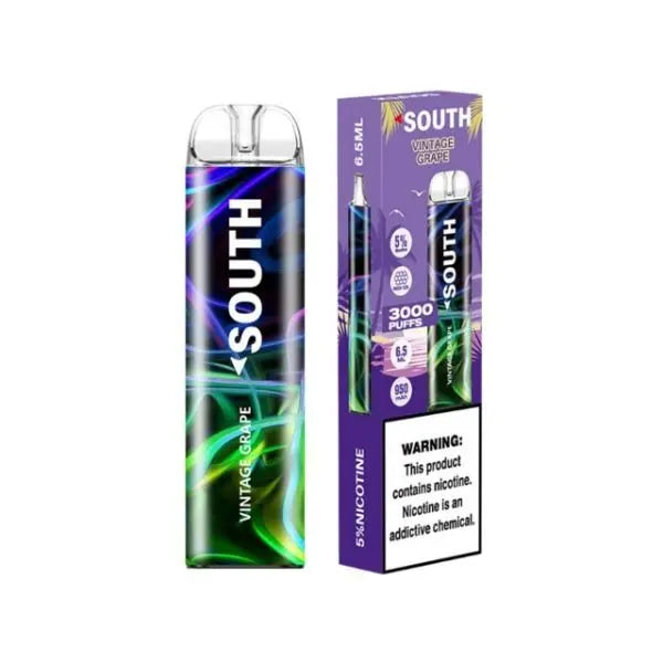 Best Deal South by North 3000 Puffs Disposable Vape 6.5mL Vintage Grape