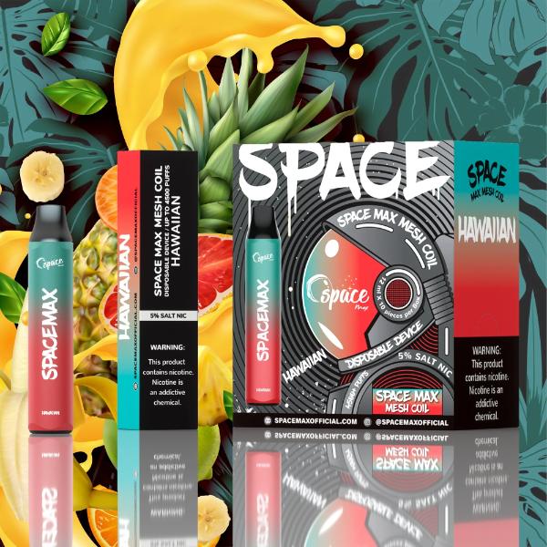 Hawaiian Space Max 4500 Puffs Mesh Disposable