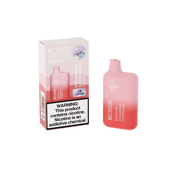 Elf Bar BC5000 1Pk Disposable Vape 13mL Best Flavor Strawberry Watermelon
