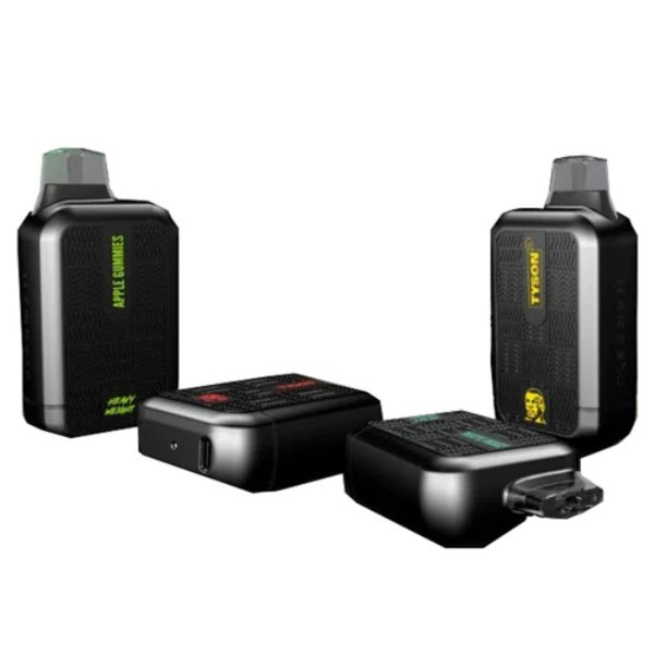 Tyson 2.0 Heavy Weight 7000 Puffs Rechargeable Vape Disposable 15mL 5 Pack Best Flavors