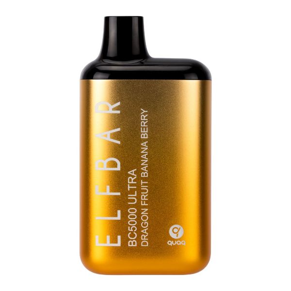 Elf Bar BC5000 Ultra 5000 Puffs Rechargeable Vape Disposable 13mL 10 Pack Best Flavor Dragon Fruit Banana Berry