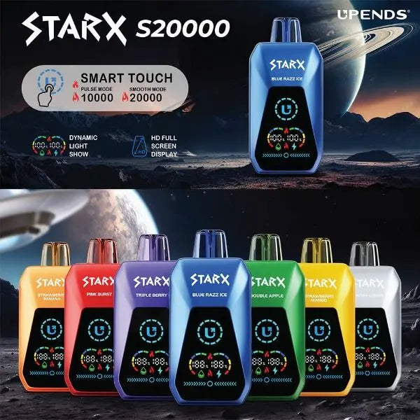 UPENDS STARX S20000 Rechargeable Disposable Vape 21mL 5 Pack