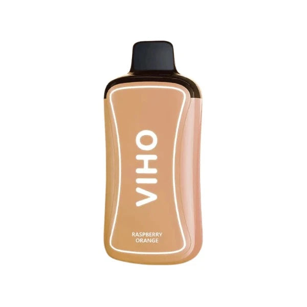 Best Deal VIHO Supercharge 20,000 Puffs Rechargeable Vape Disposable 21mL Raspberry Orange