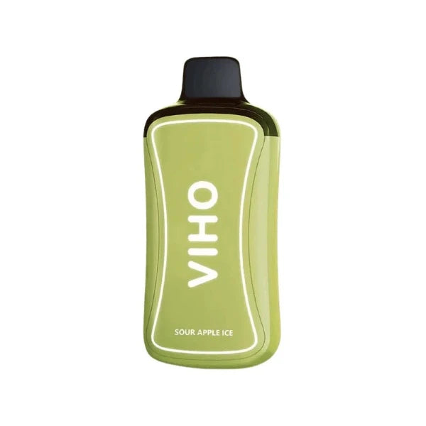 Best Deal VIHO Supercharge 20,000 Puffs Rechargeable Vape Disposable 21mL Sour Apple Ice