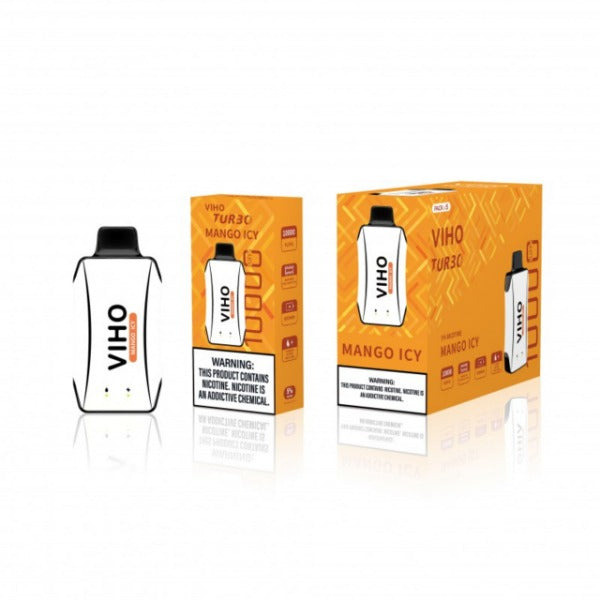 Best Deal VIHO TURBO 10000 Puffs Disposable Vape 18mL Mango Icy