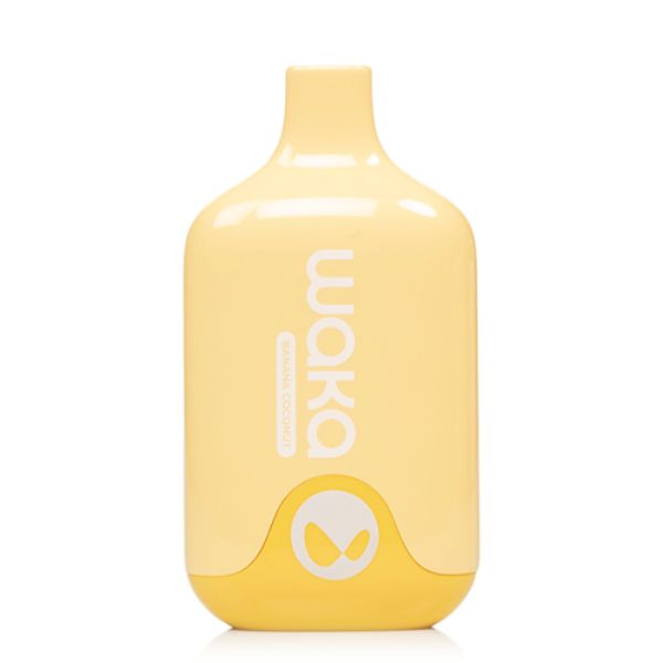 Best Deal Waka Smash 6000 Puffs Single Disposable Vape by RELX 12mL Banana Coconut