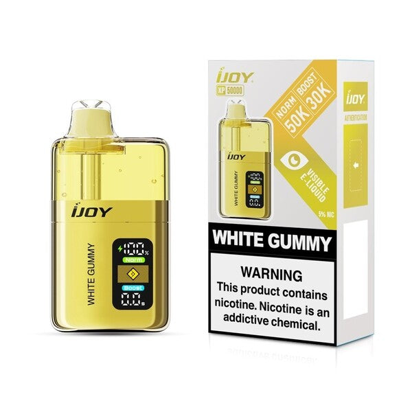 iJoy XP50K 50,000 Puffs Disposable Vape 5-Pack - White Gummy