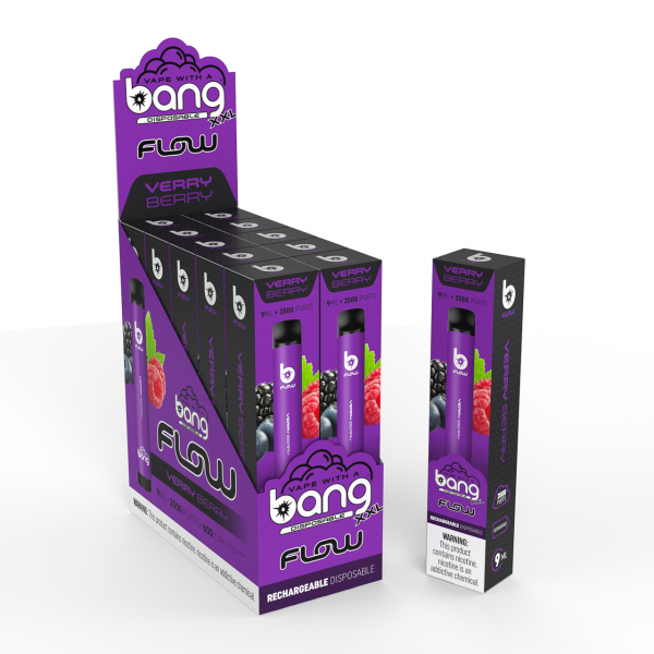 Best Deal Bang XXL Flow Disposable Vape 9mL Verry Berry