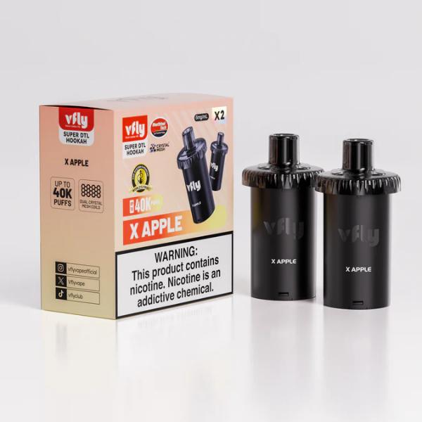 VFLY Super DTL Hookah 40K Disposable E-Hookah POD (2 Count)