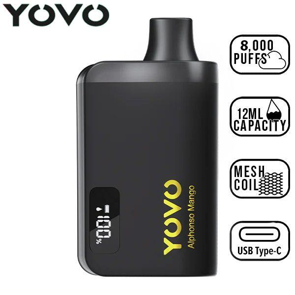 Yovo JB8000 Disposable Vape Alphonso Mango