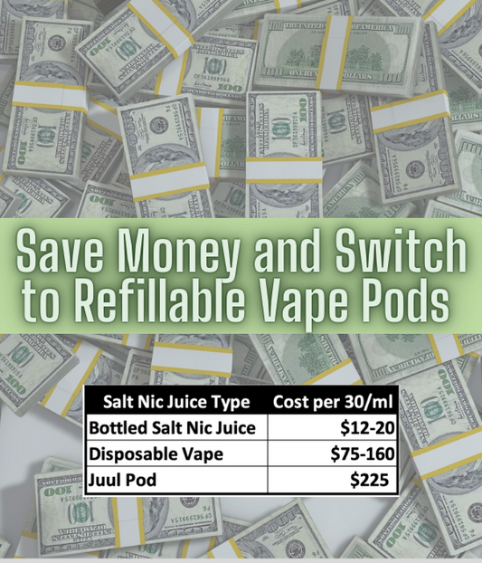 The Amazing Savings of Switching to a Refillable Vape