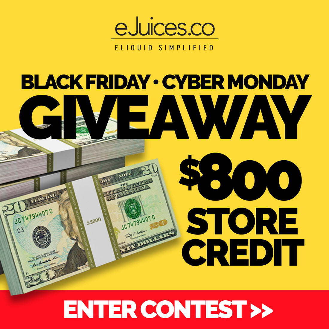 eJuices.co 2017 Black Friday/Cyber Monday Giveaway