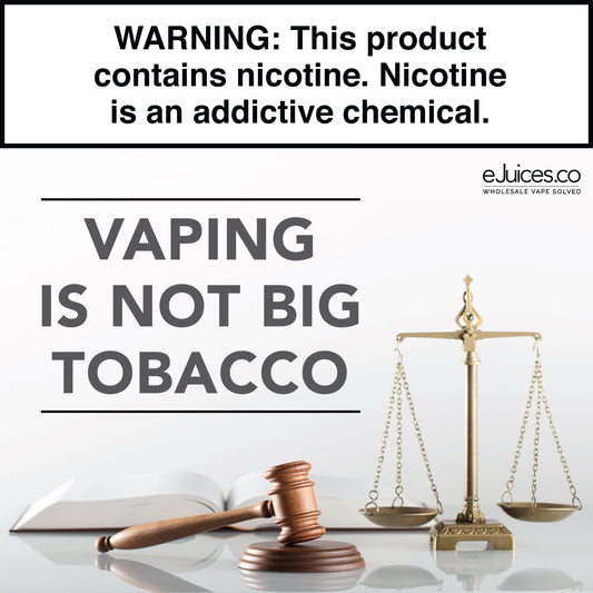 Vaping Is Not Big Tobacco