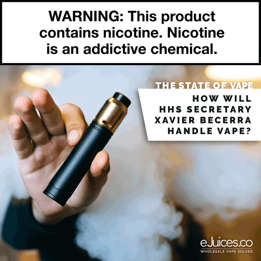 State of Vape: Xavier Becerra Named HHS Secretary