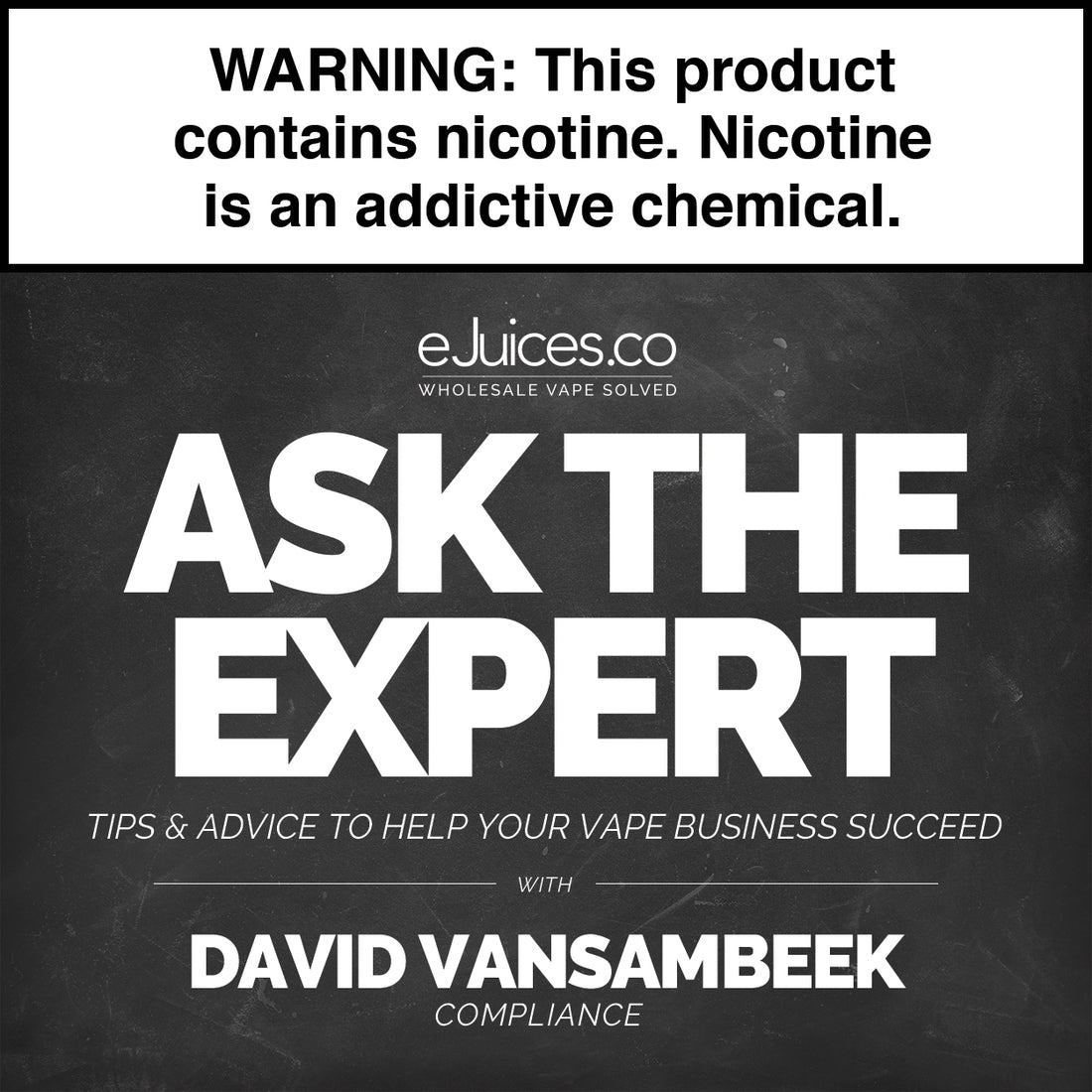 ASK THE EXPERT: DAVID VANSAMBEEK