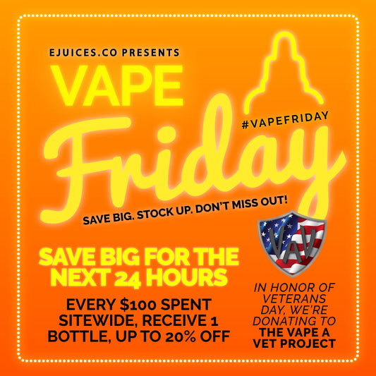 eJuices.co Vape Friday 2017 Sweepstakes!