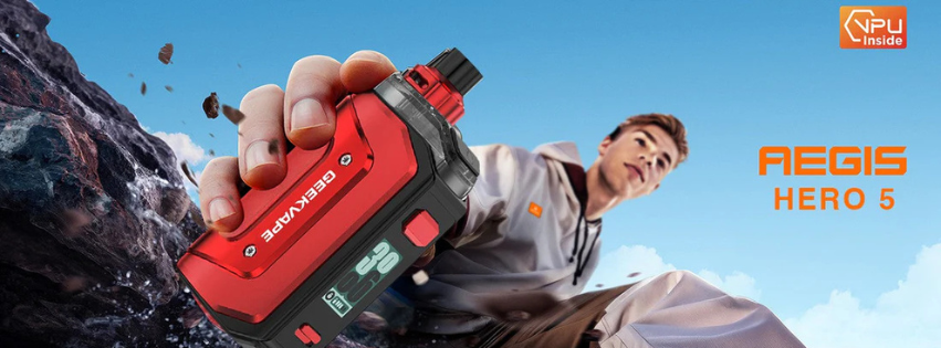 Geekvape Aegis Hero 5 Brings Rugged Performance Into a Compact Design