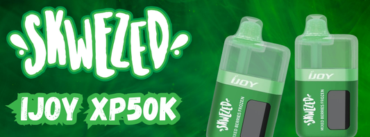 Skwezed x iJoy XP 50K Disposable: Big Flavor, Smart Design, and Incredible Longevity