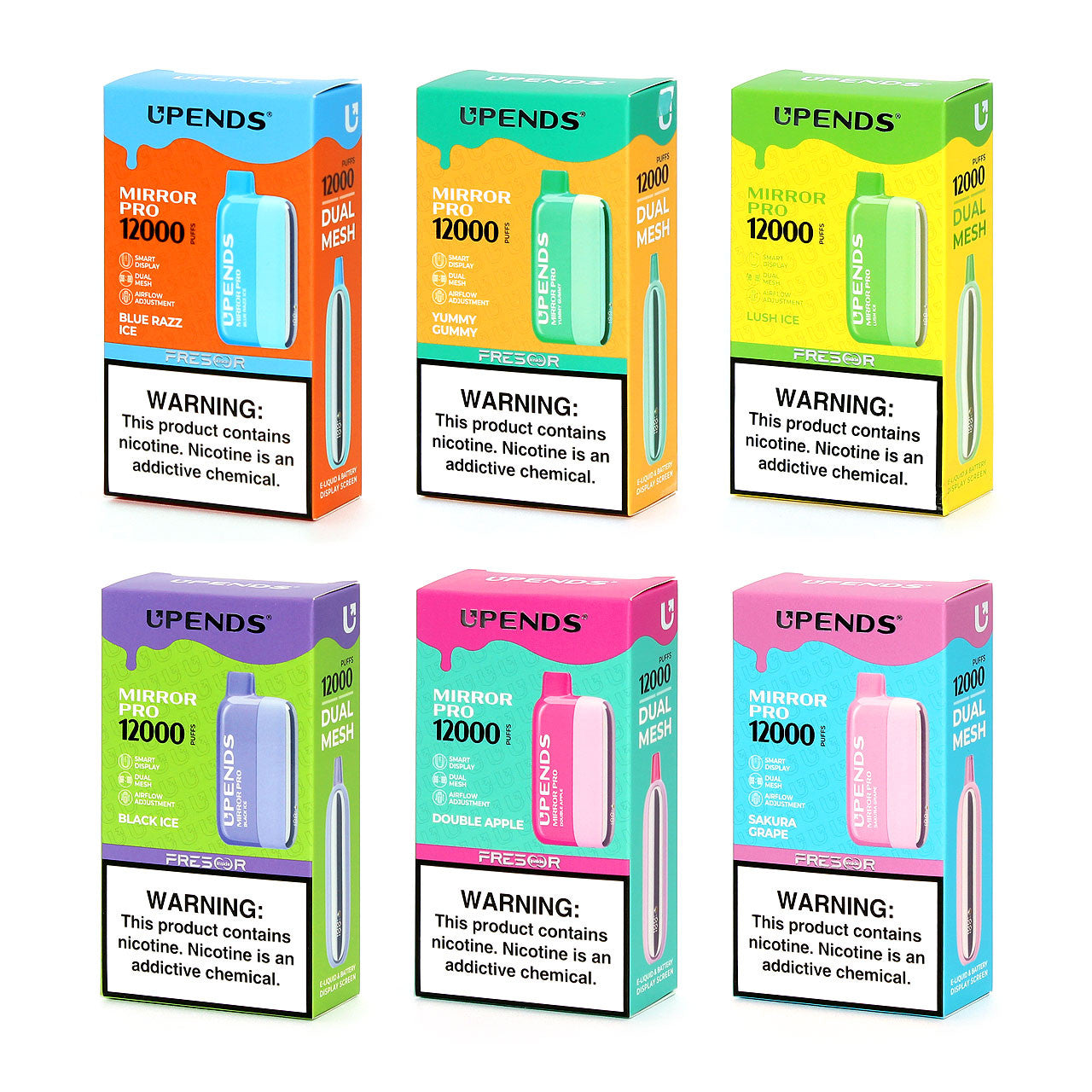 UPENDS Mirror Pro 12000 Disposable Vape 20mL Best Flavors