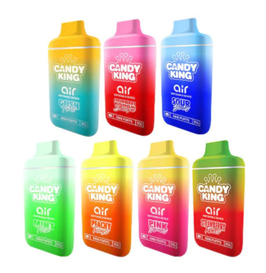 Candy King Air 6000 Puffs TFN Disposable Vape 10-Pack Best Flavors