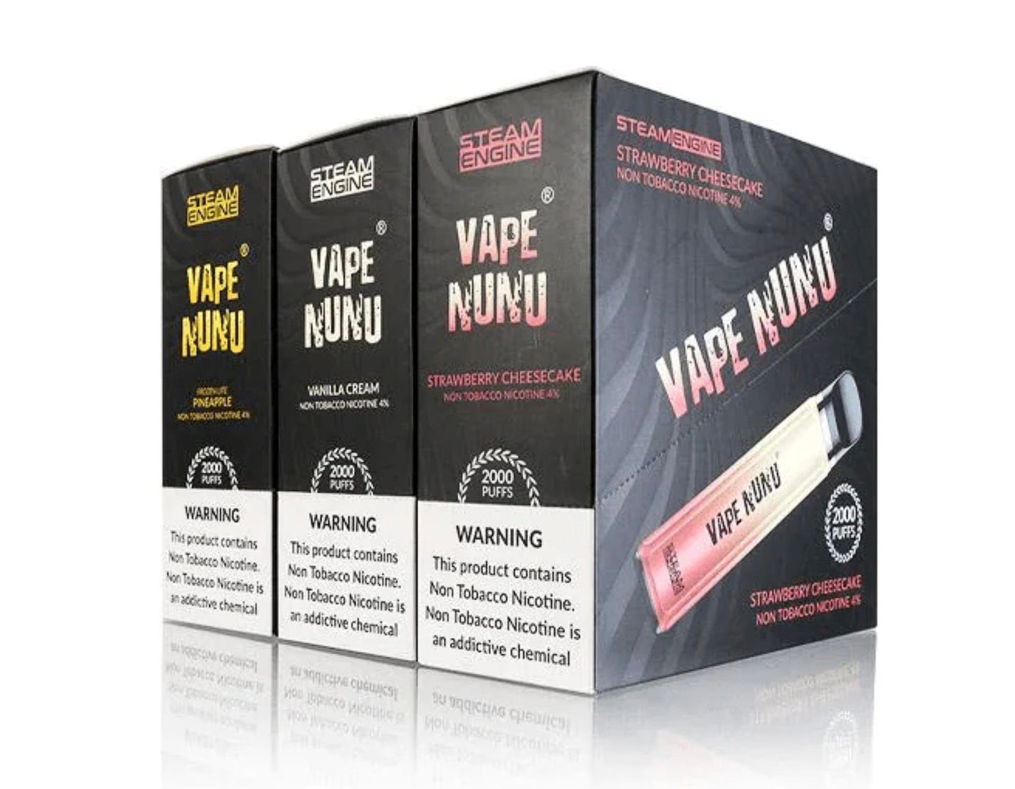Steam Engine Vape NuNu 2000 Puffs Disposable 10 Pack - $66.22 eJuices.co Steam Engine Vape NuNu 2000 Puffs Disposable 10 Pack - $66.22 eJuices.co