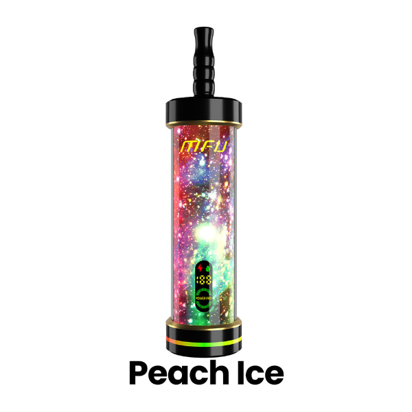 MFU Shisha X2 60K Puff Disposable E-Hookah-Peach Ice