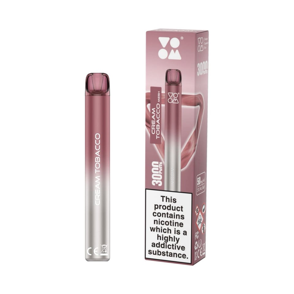 Voom Mesh 3000 Puff Disposable - Cream Tobacco