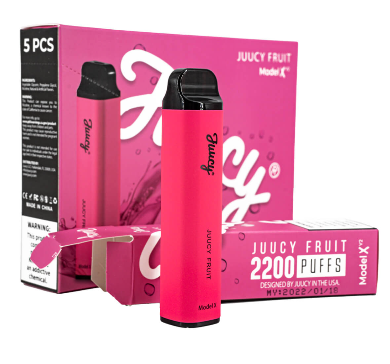JUUCY Model X V2 2200 Puff Single Disposable Vape Best Flavor Juucy Fruit