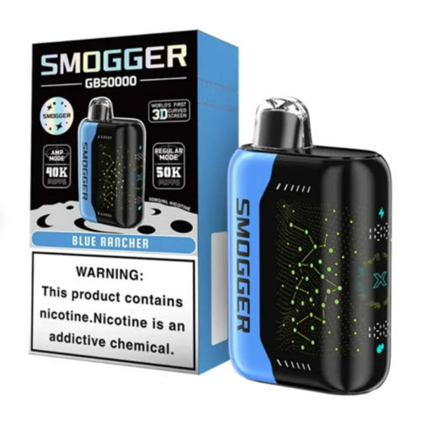 Smogger GB50000 Puff Disposable-Blue Rancher-Single Disposable-5%-28mL