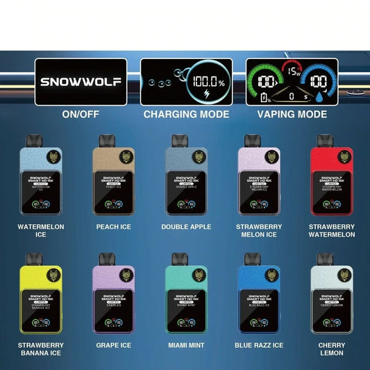 SnowWolf Smart HD 15k Puffs Disposable Vape Best Flavor