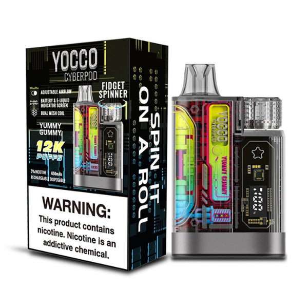Yocco CyberPod 12K Disposable Vape 5 Pack 20mL - $43.75 eJuices.co Yocco CyberPod 12K Disposable Vape 5 Pack 20mL - $43.75 eJuices.co