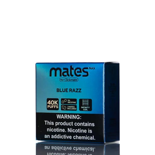 7Daze Clickmate Mates Max Recharge 5% Nic-Blue Razz-5%-1-Pack