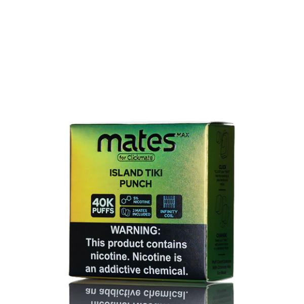 7Daze Clickmate Mates Max Recharge 5% Nic-Island Tiki-5%-1-Pack