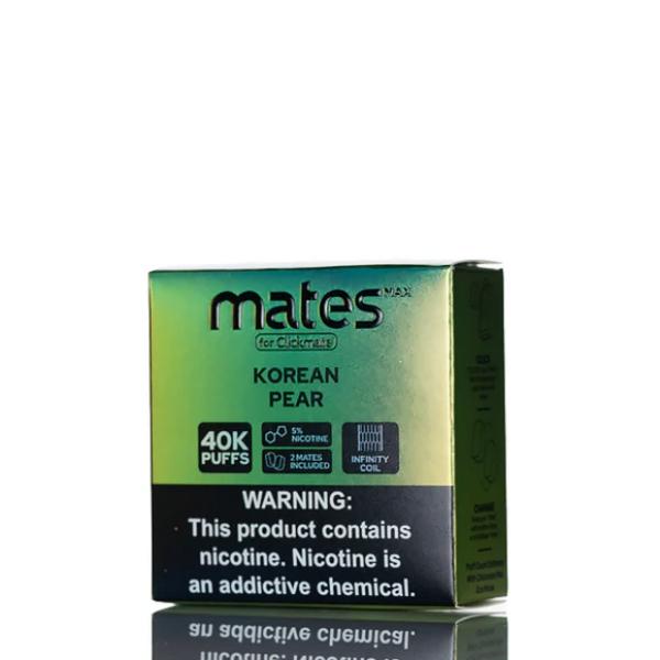 7Daze Clickmate Mates Max Recharge 5% Nic-Korean Pear-5%-1-Pack
