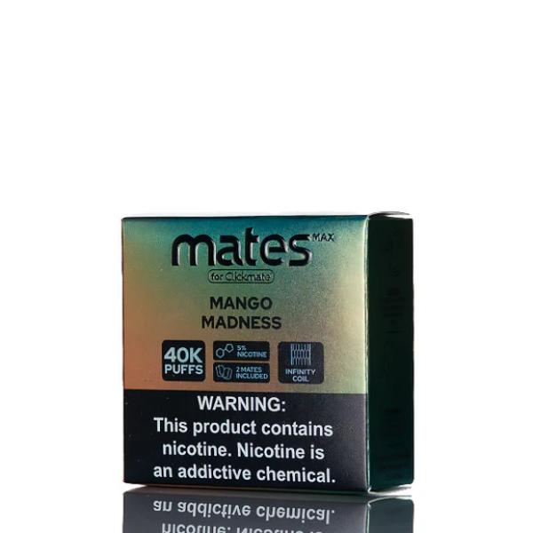 7Daze Clickmate Mates Max Recharge 5% Nic-Mango Madness-5%-1-Pack