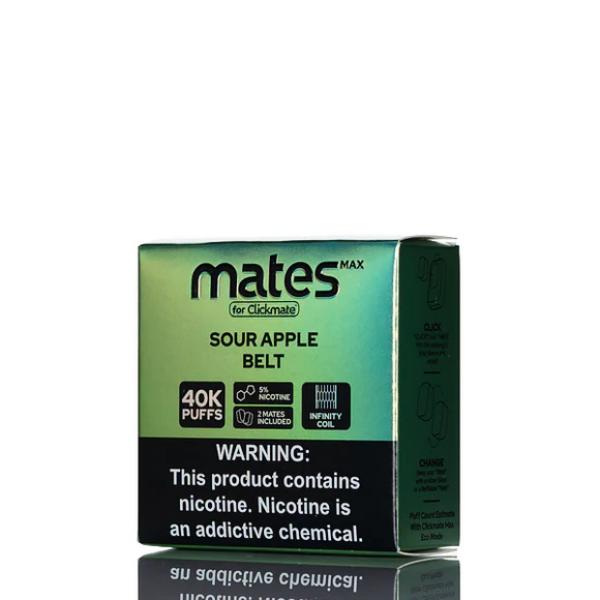 7Daze Clickmate Mates Max Recharge 5% Nic-Sour Apple Belts-5%-1-Pack