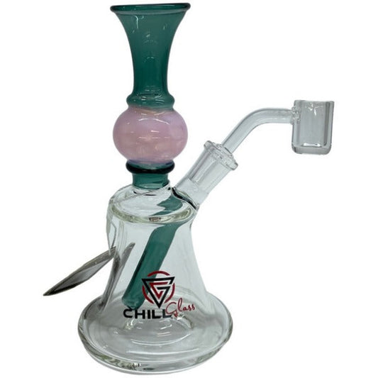 Best Deal Best Color Pink 7.5" Chill Glass Golf Ball Water Pipe