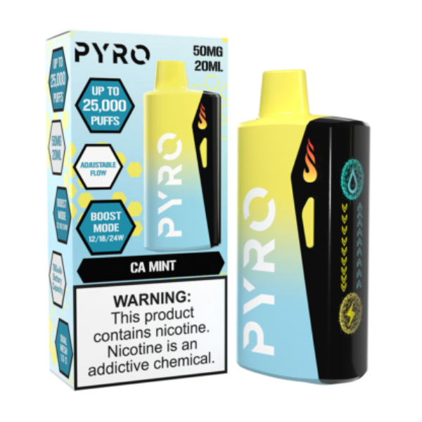 Pyro Boost Disposable 25000 Puffs 20mL Ca Mint