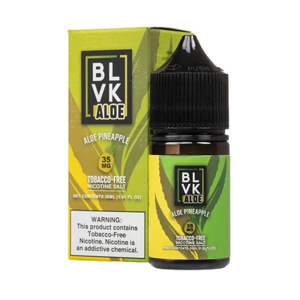 Best Deal BLVK ALOE TFN Salt Series 30mL Vape Juice - Aloe Pineapple