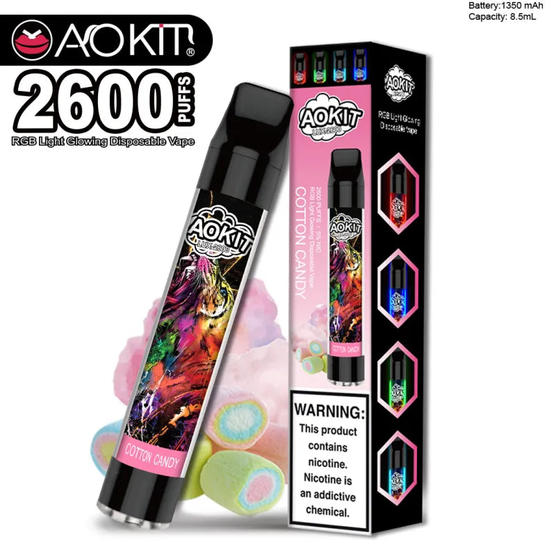 Aokit Lux 2600 Disposable Vape 8.5mL 10 Pack - $49.00  eJuices.co