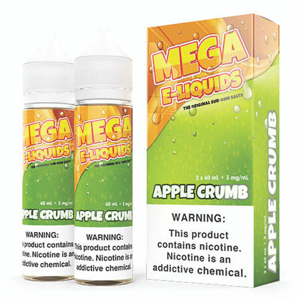 Best Deal Mega Series E-liquid 2x60ML - Apple Crumb