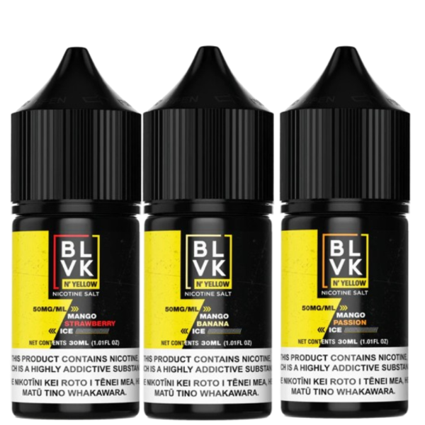 Best Flavors BLVK N’ Yellow Salt Vape Juice 30mL