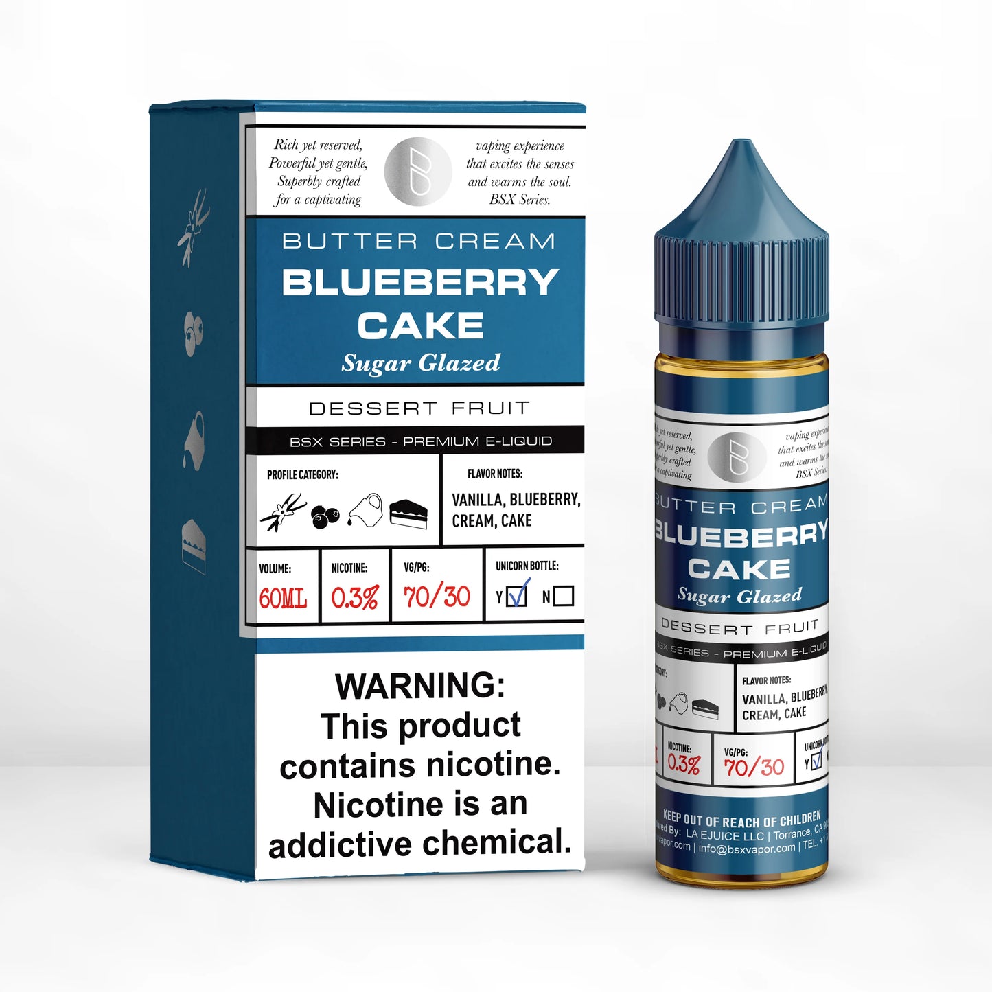 GLAS Basix 60mL Vape Juice