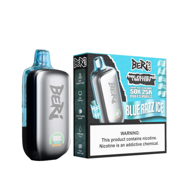 Beri CLIQ 50K Disposable Kit Blue Razz Ice