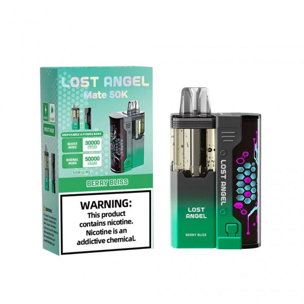 Lost Angel Mate 50,000 Puffs Disposable Kit 5 Pack - $70.00 eJuices.co Lost Angel Mate 50,000 Puffs Disposable Kit 5 Pack - $70.00 eJuices.co