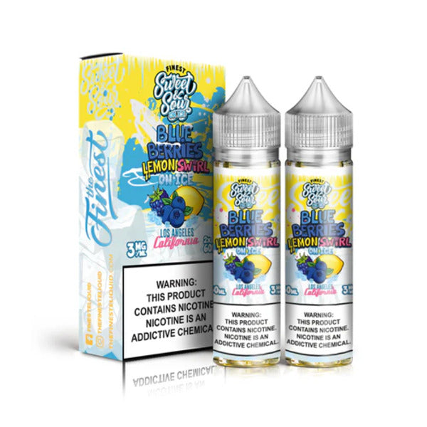 Best Deal The Finest Sweet & Sour Edition 120mL - Blue Berries Lemon Swirl On Ice