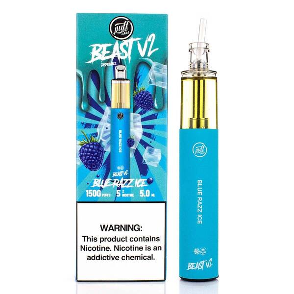 Best Deal Puff Labs Beast V2 Single Disposable Vape 5mL - Blue Razz Ice